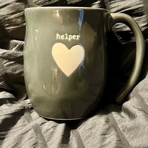 Heart Design Helper Mug with Sleeve Bag Cover